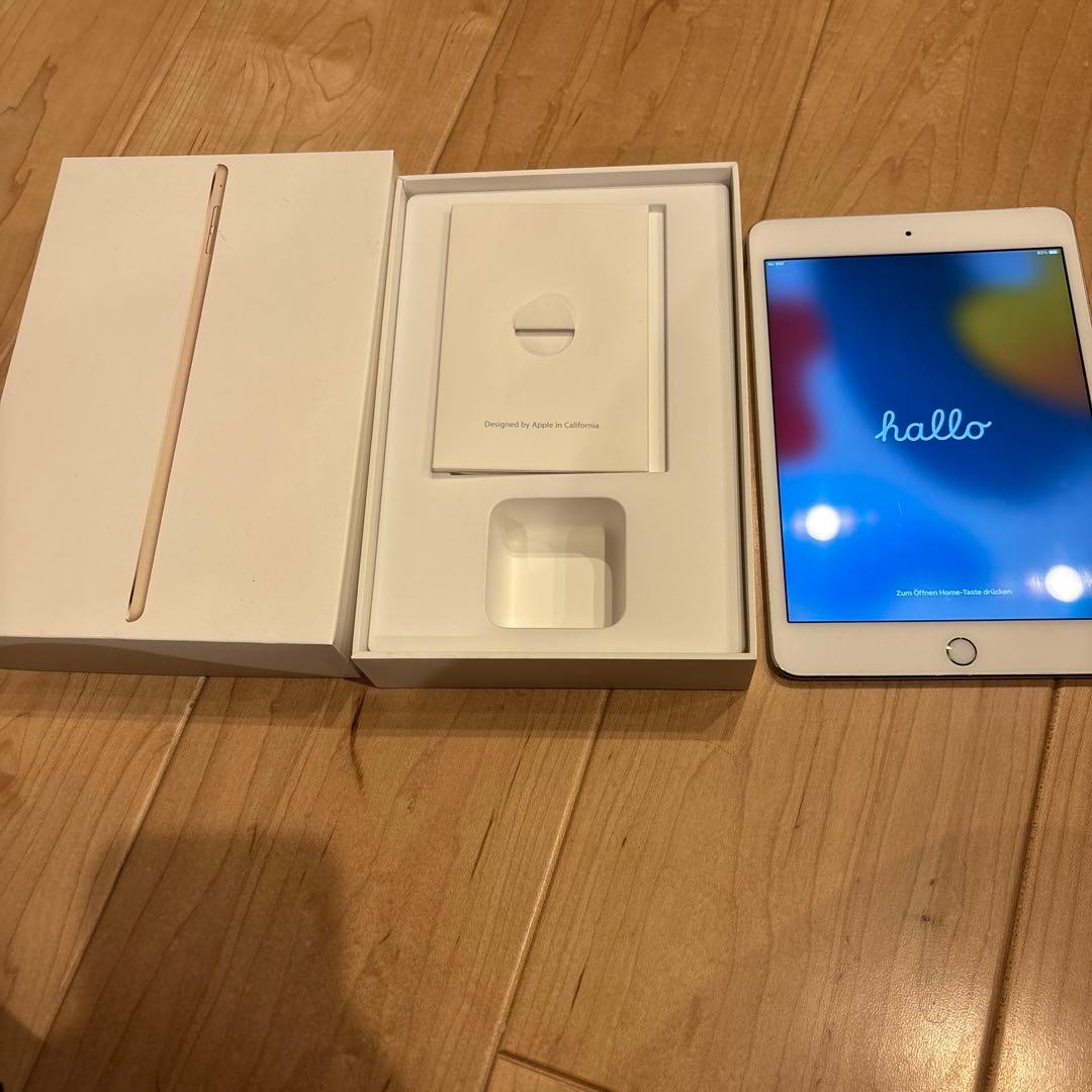 【SIMフリー】iPad mini 4 Cellular 32GB ゴールド