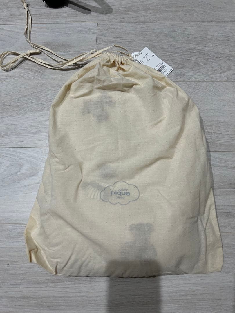 ジェラピケ　クマ　ボックスシーツ　ダブル