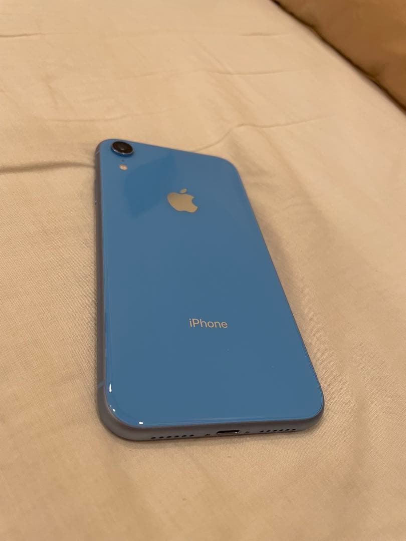 iPhone XR Blue 256GB SIMフリー(非純正バッテリー交換済)