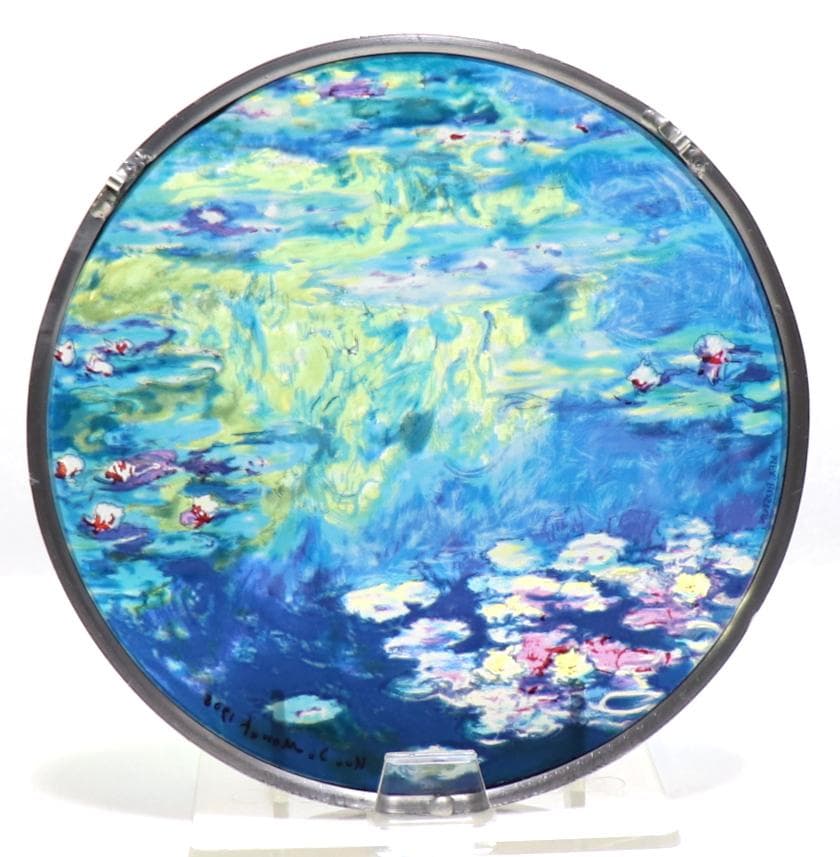 クロード・モネ ヴィンテージ ステンドグラス 睡蓮 ダラス美術館グラスマスターズ