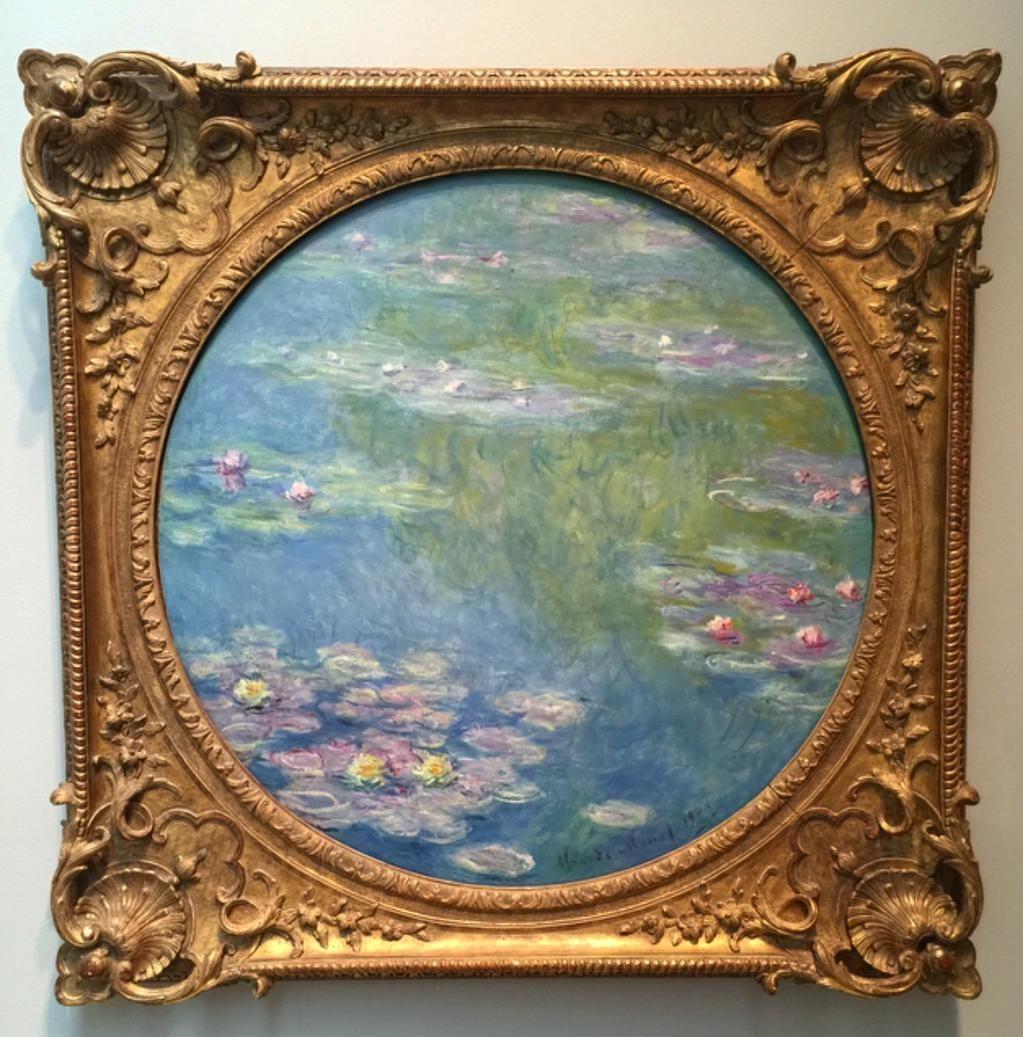 クロード・モネ ヴィンテージ ステンドグラス 睡蓮 ダラス美術館グラスマスターズ