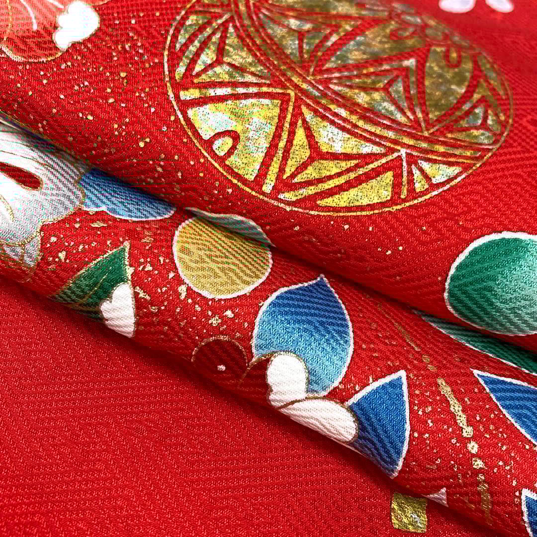 佐藤百合子です❣️【着物と帯 時流】O24303◇七五三 7才女の子着物◇