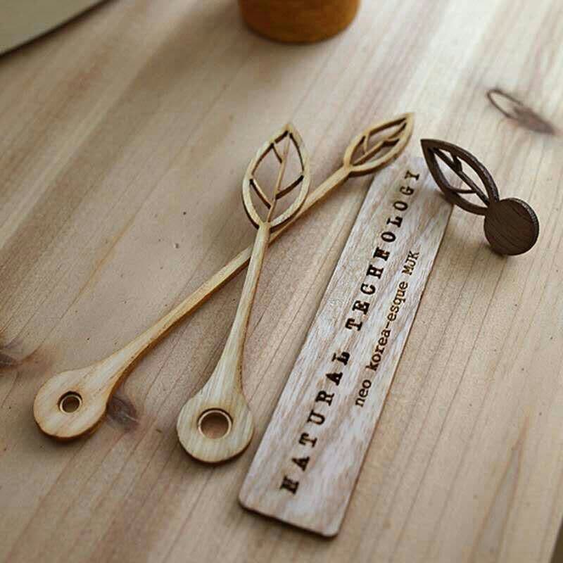 掛け時計 ハンドメイド 300ウッド 木の葉 木製掛け時計 振り子時計