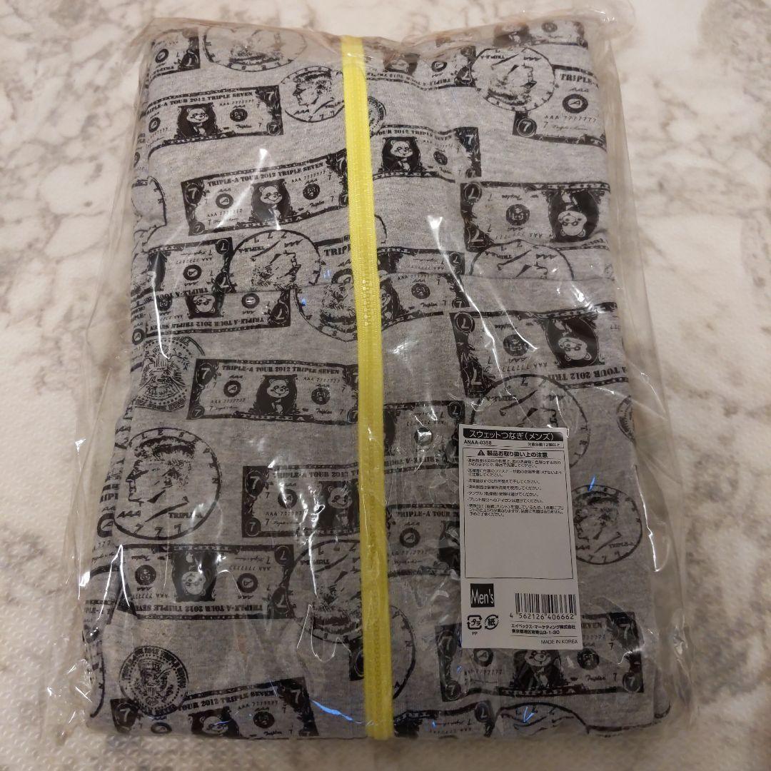 AAA トリプルエー 777 スウェットつなぎ メンズ 新品未開封未使用