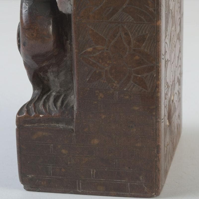 中国　玉石寿山石彫刻　観音像　仏像　置物　V　A77