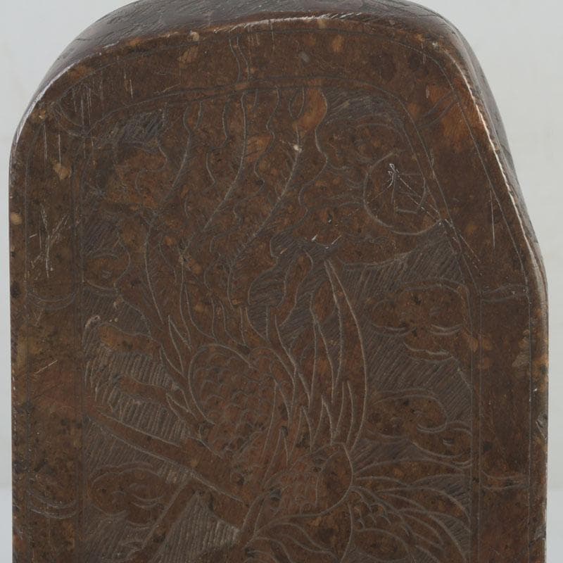 中国　玉石寿山石彫刻　観音像　仏像　置物　V　A77