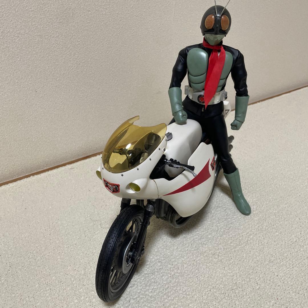 コトブキヤ1／6 サイクロン号　素人完成品（ジャンク品）仮面ライダー旧1号付き