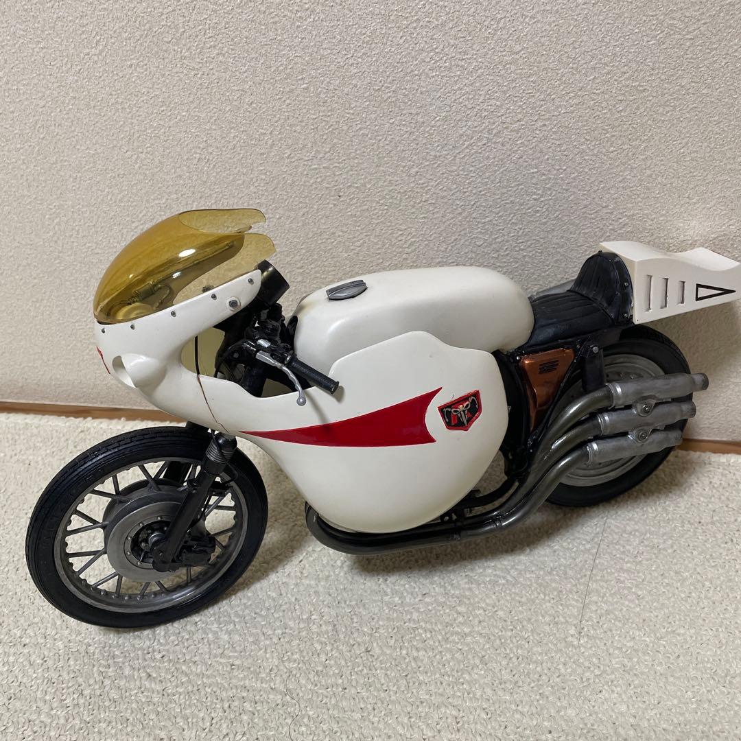 コトブキヤ1／6 サイクロン号　素人完成品（ジャンク品）仮面ライダー旧1号付き