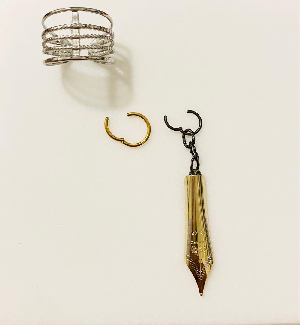 YUKIさま専用ページ 露伴先生最新作映画寄り チェーンA 細い8ミリピアス