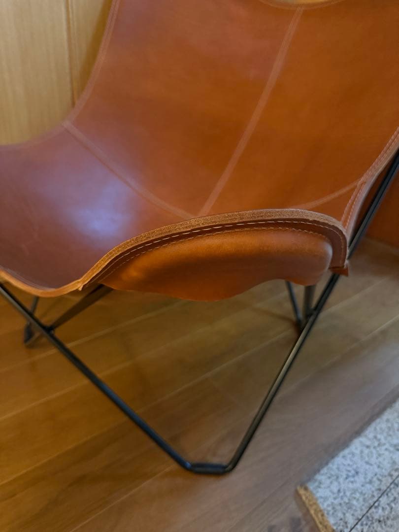 BKFチェア　バタフライチェア　本革