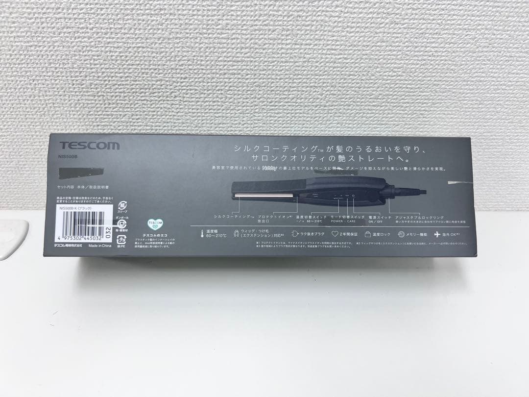 12K2#17 TESCOM Nobby ストレートヘアアイロン NIS500B