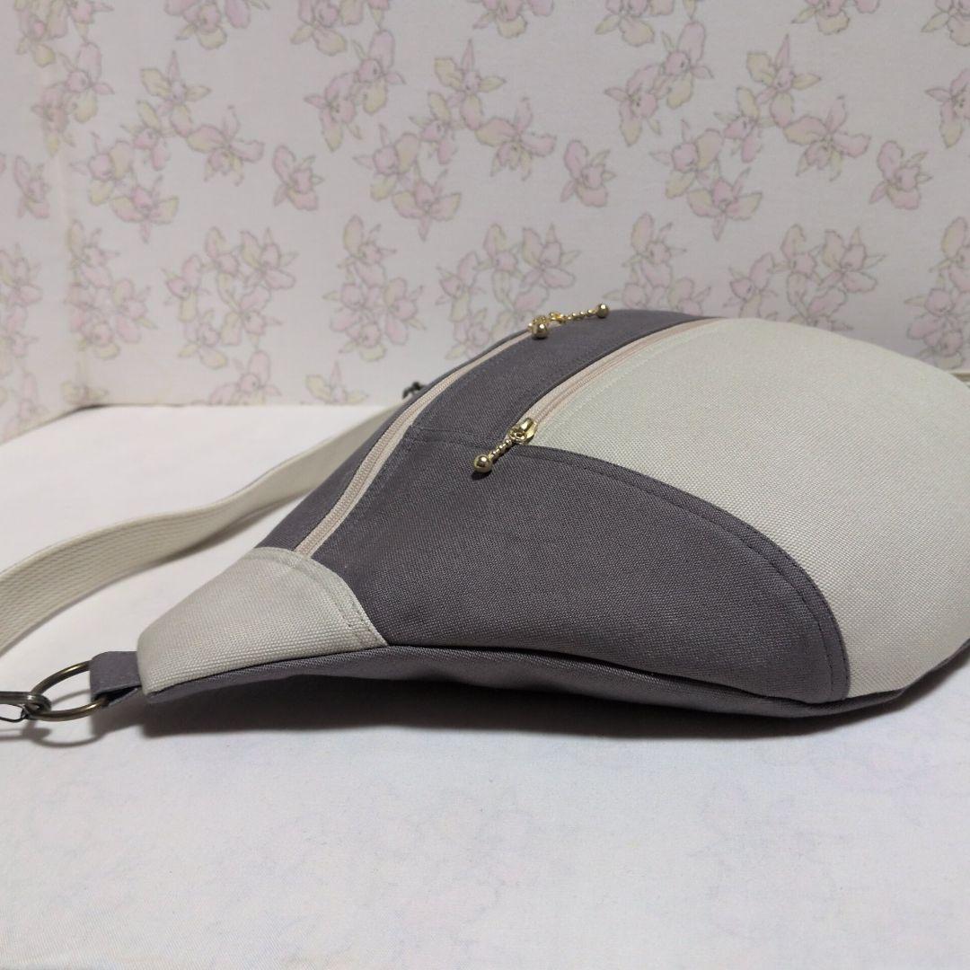 ハンドメイド バッグ 帆布 ボディバッグ ショルダーバッグ