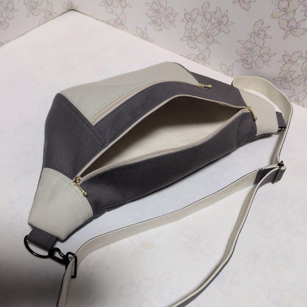 ハンドメイド バッグ 帆布 ボディバッグ ショルダーバッグ