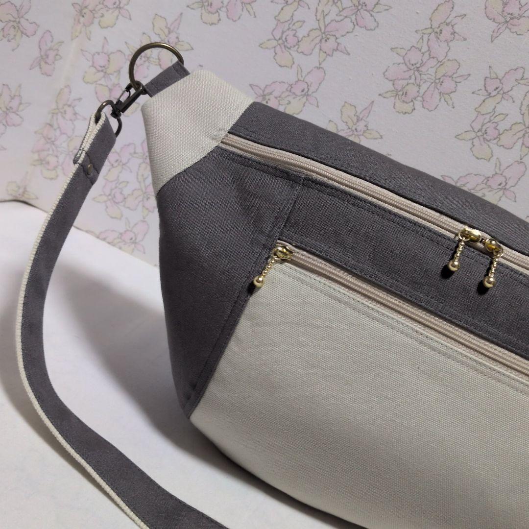 ハンドメイド バッグ 帆布 ボディバッグ ショルダーバッグ