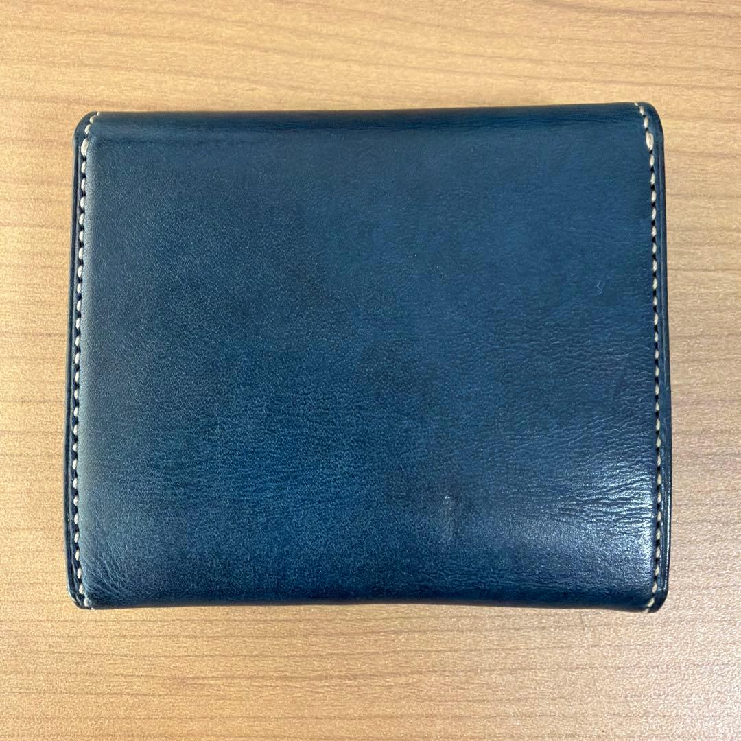 Don.Black.O【D-CW02/バッカス】ブルー　コンパクト財布　美中古