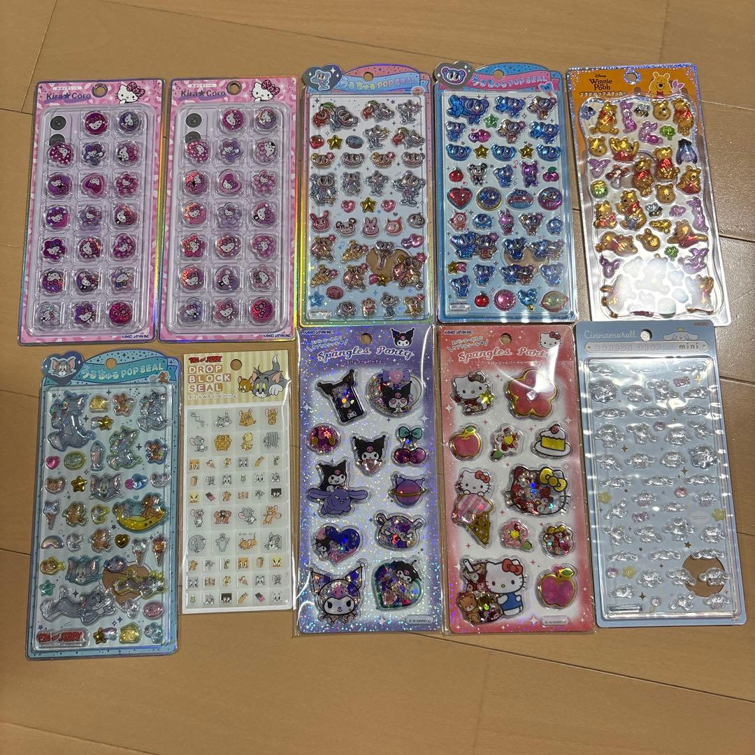 新品　うるちゅるポップシール　サンリオ　サンリオキャラクターズ