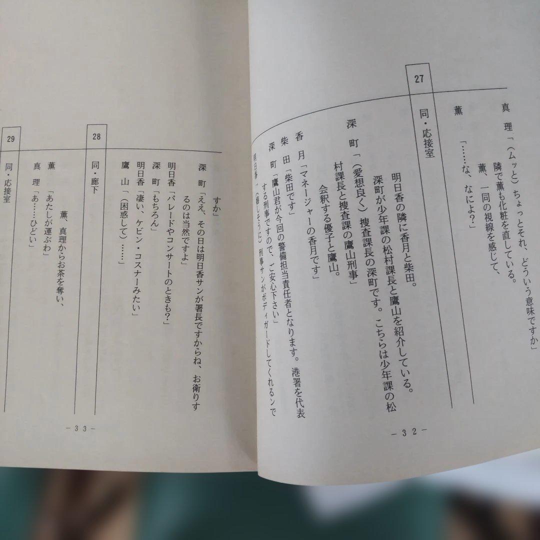 あぶない刑事貴重台本