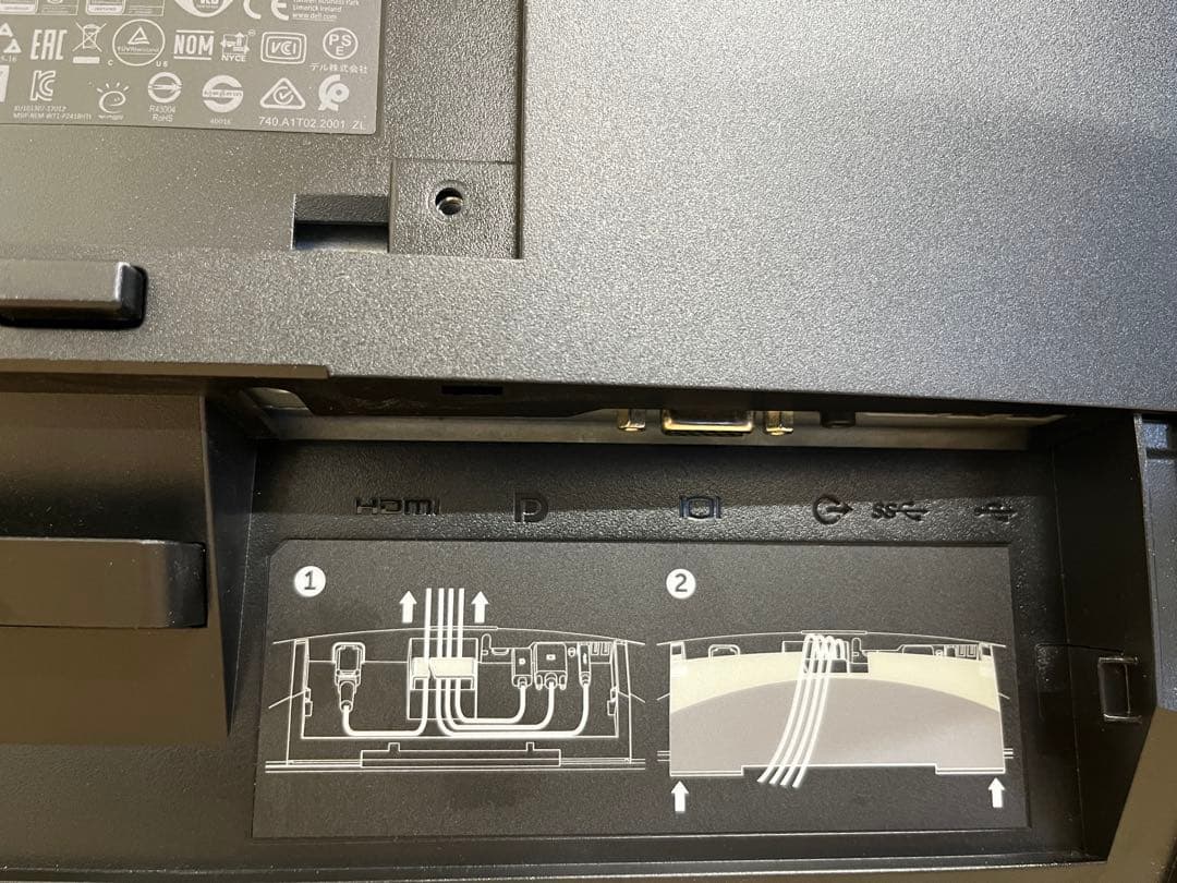 Dell P2418HT 24インチモニター マルチタッチパネル　モニター　2点