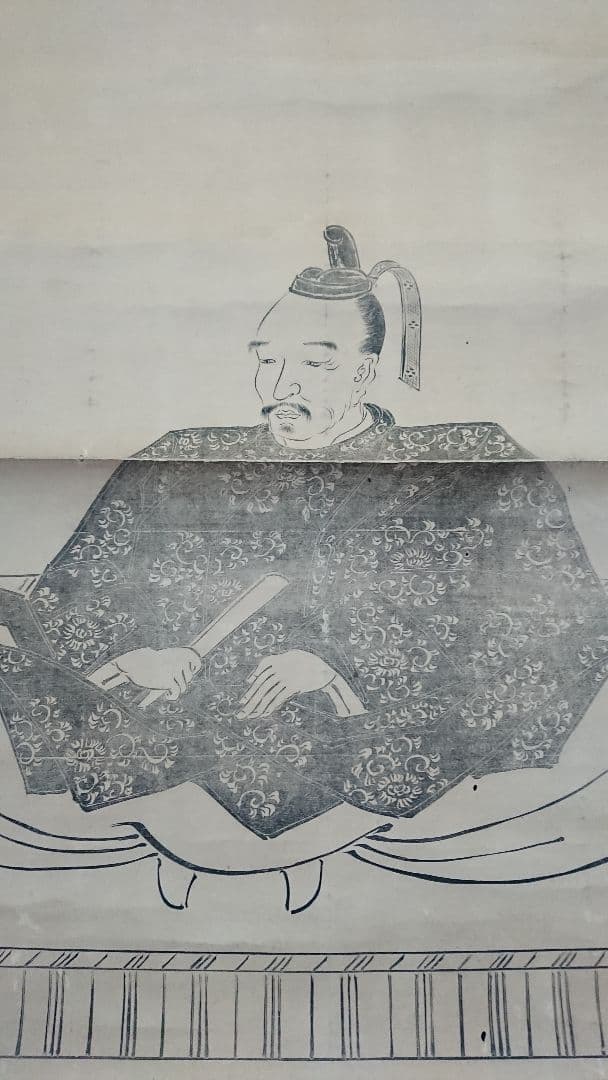 「前田利家 肖像」 戦国武将 加賀藩 金沢 日本画 南画 木版画 掛軸