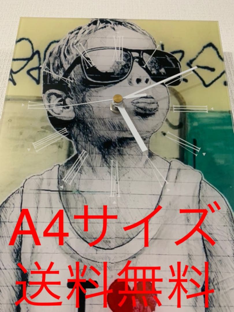 バンクシー 壁掛け時計 Banksy 時計 かべかけ 壁かけ 壁掛け オシャレ