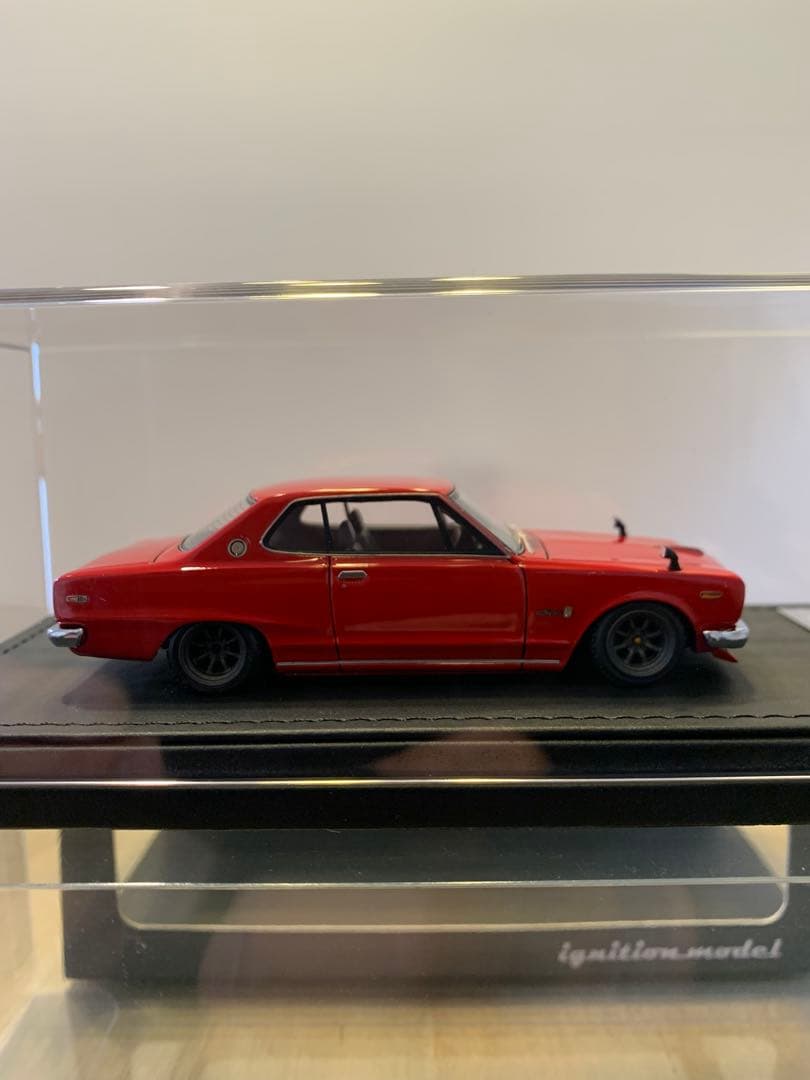 イグニッションモデル　1/43 スカイライン　GT-X KGC10 レッド