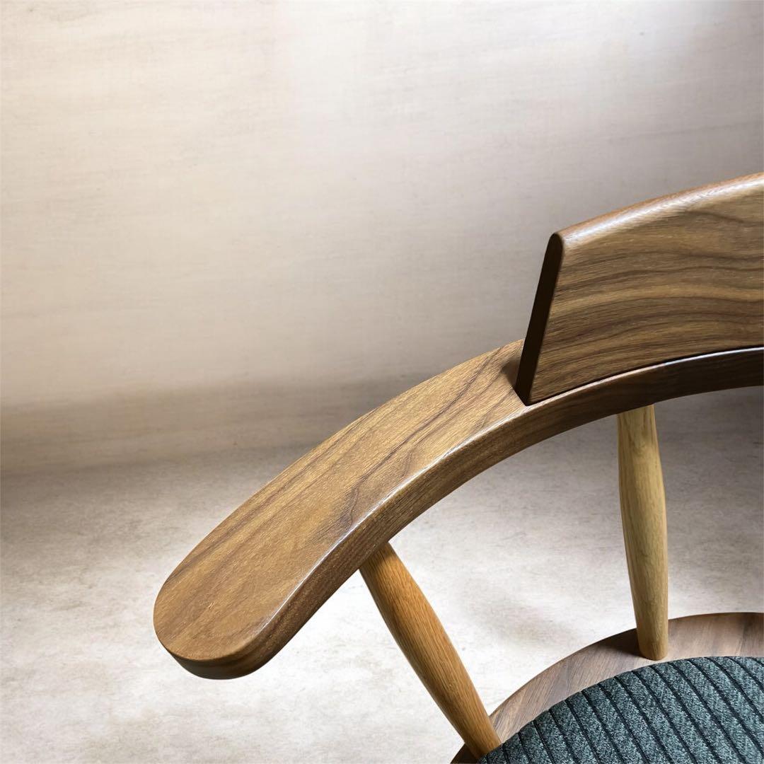 【美品】ナガノインテリア　チェア　回転