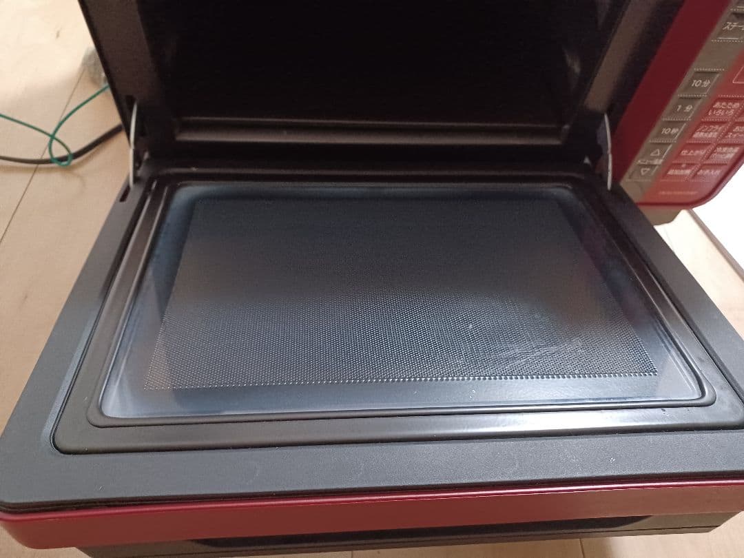 HITACHI オーブンレンジ MRO-S7Y レッド 中古品 動作確認済み