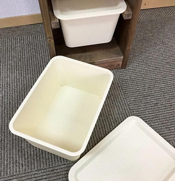 【サイズオーダー可】【引取可能】3段収納棚 キッチン収納 おもちゃ収納UN/UN