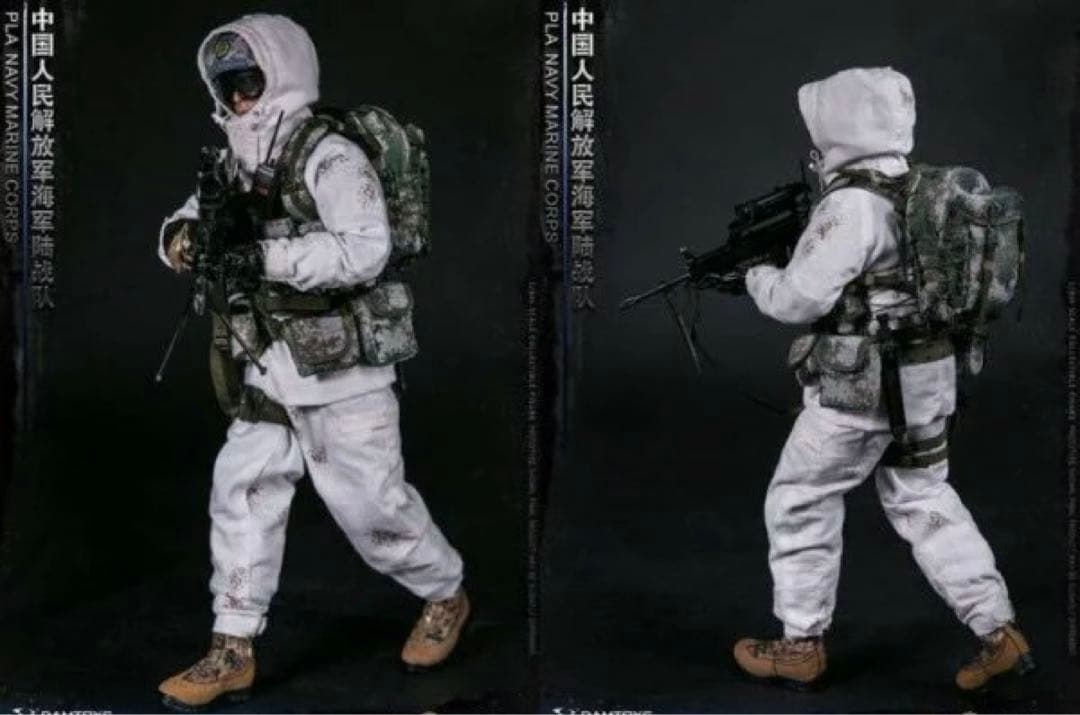 戦争ロシア軍/北朝鮮軍/中国人民解放軍現用スノー迷彩戦闘服上下雪地迷彩