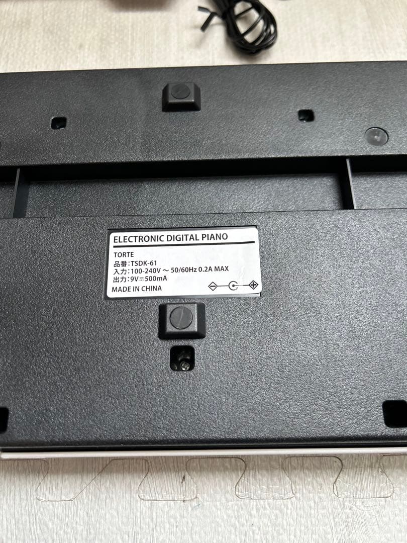 TORTE 電子キーボード 61鍵盤 TSDK-61 300ボイス