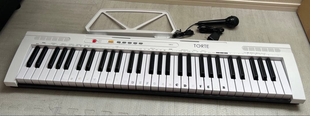TORTE 電子キーボード 61鍵盤 TSDK-61 300ボイス