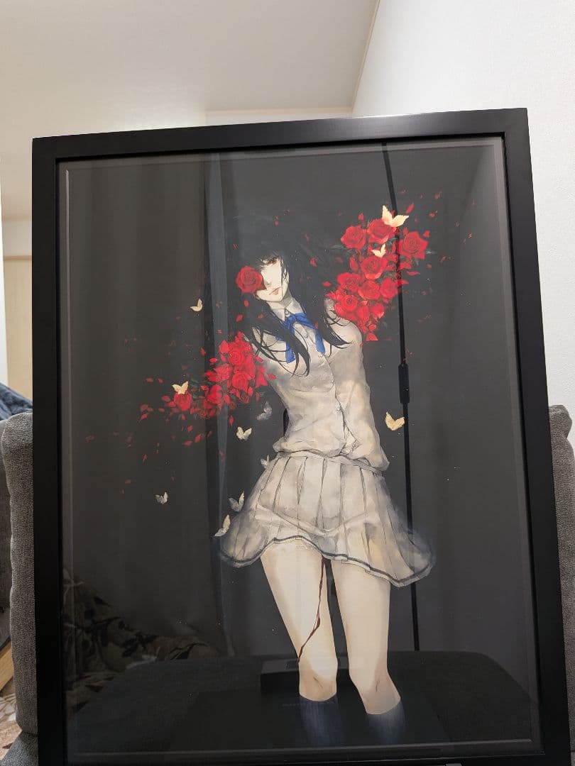 ジークレ版画　『花葬』 　殻ノ少女