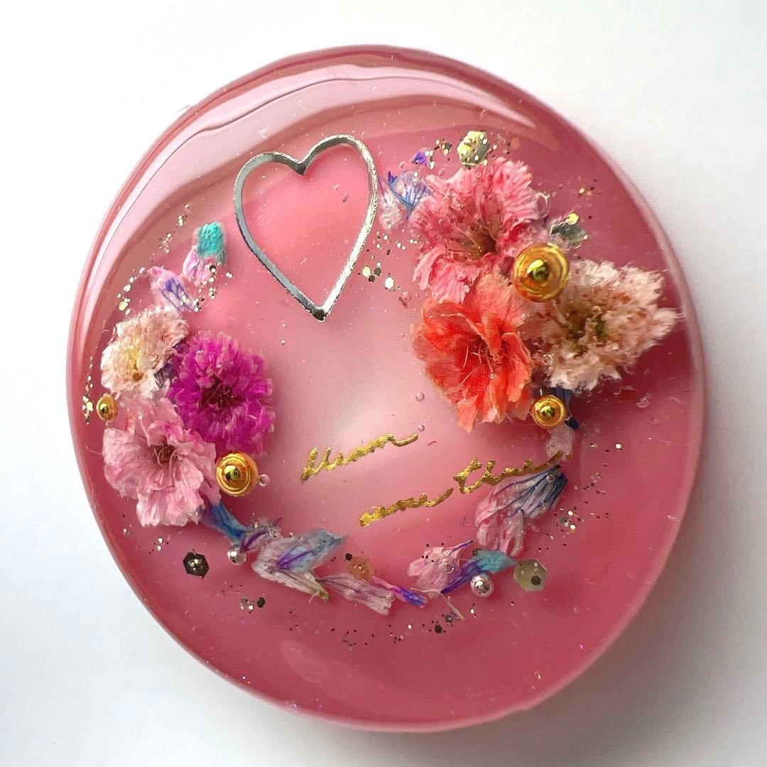 レジン ヘアゴム ドライフラワー No.785