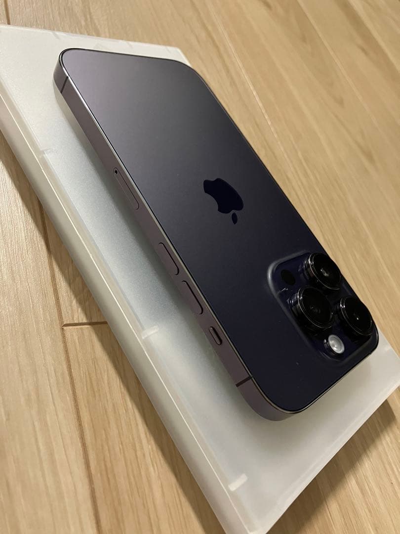 【美品】iPhone14Pro 128GB ディープパープル SIMフリー