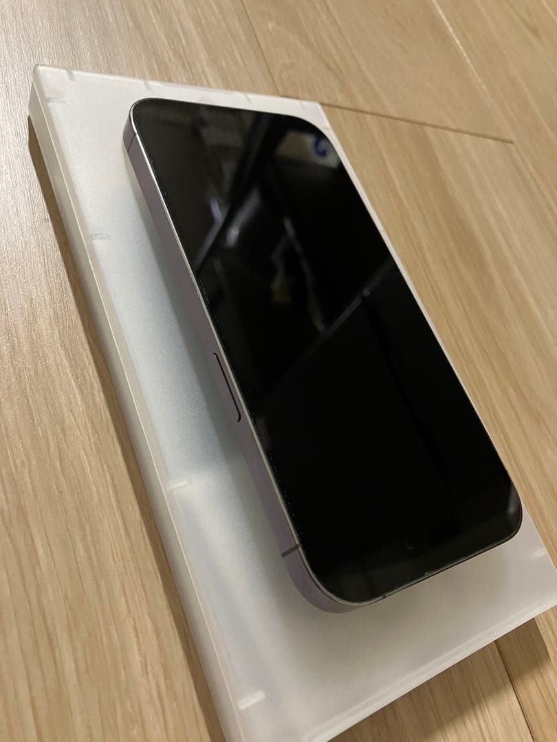 【美品】iPhone14Pro 128GB ディープパープル SIMフリー