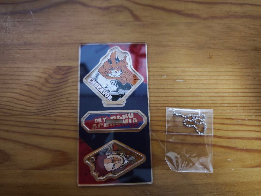 一番くじ　ヒロアカ　C賞　エンデヴァーフィギュア＋アクキー