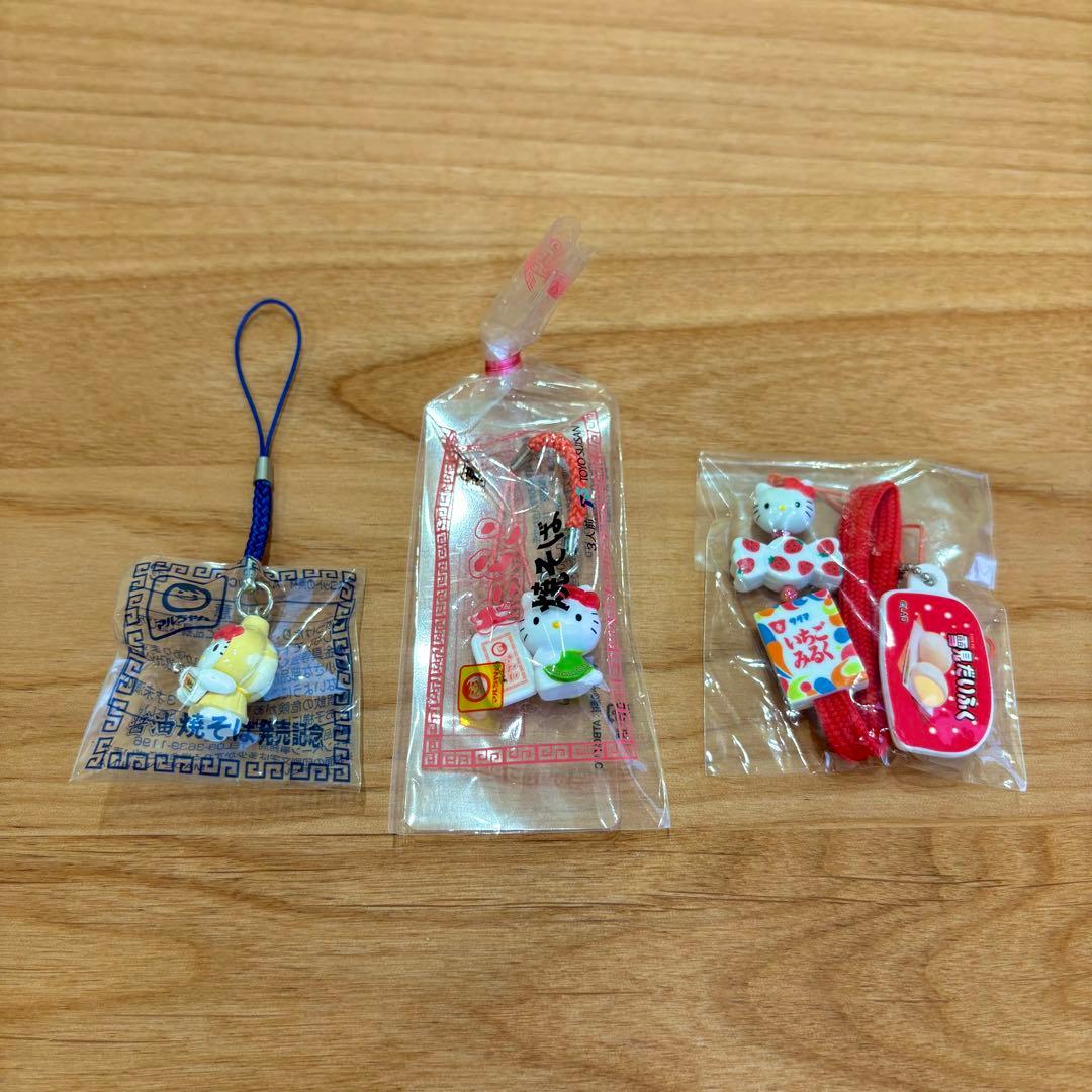 《非売品》ハローキティ　コラボ　ストラップ　16点セット