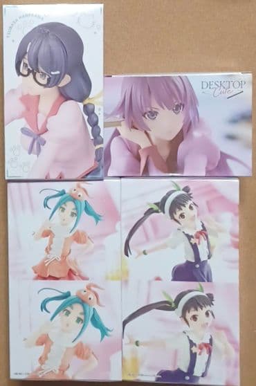 プライズ　物語シリーズ　デスクトップ等　４体set