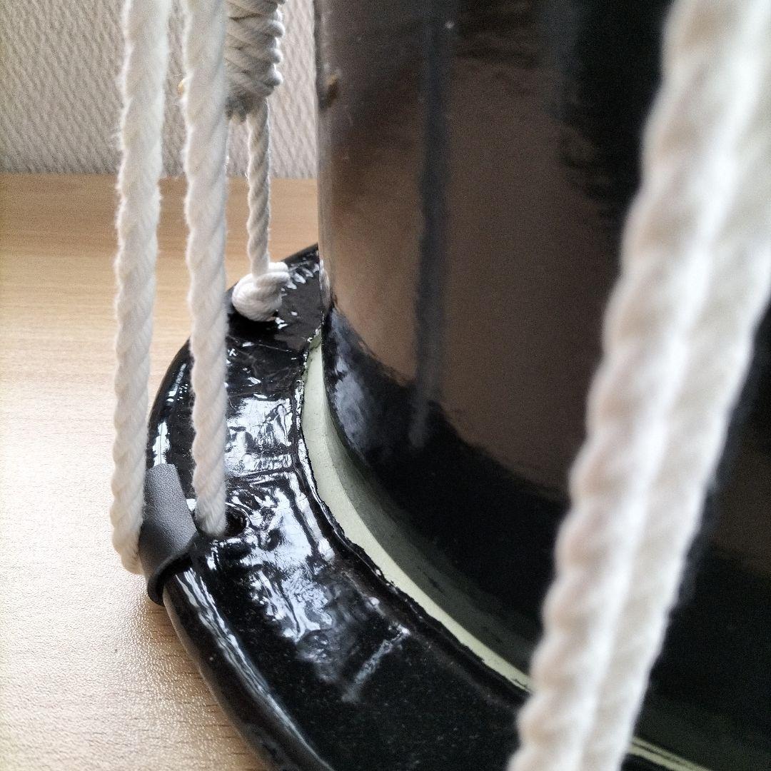 担ぎ太鼓　締太鼓　和太鼓 　天然皮革　ストラップ付き　中古品⑩