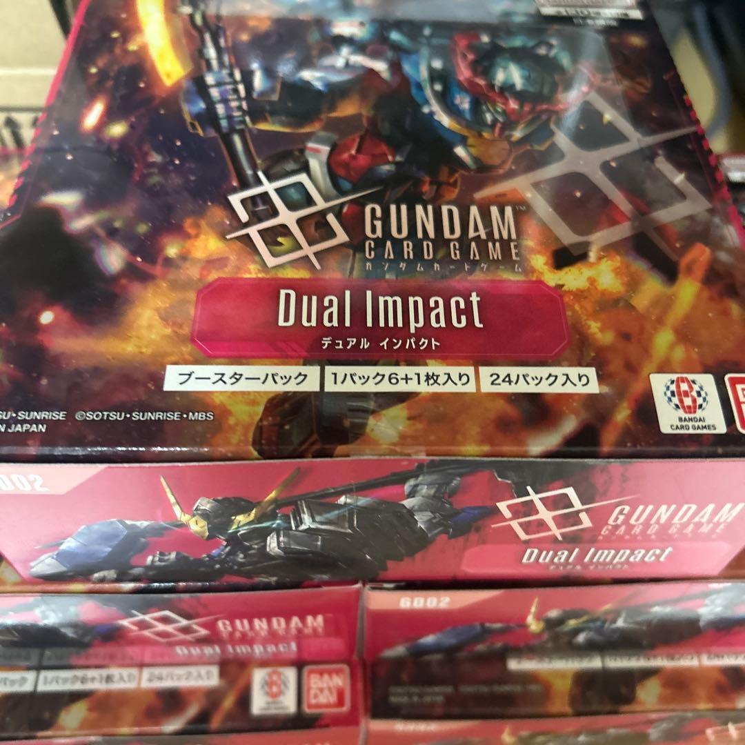 デュアルインパクト 新品未開封　5ボックスガンダムカードゲーム