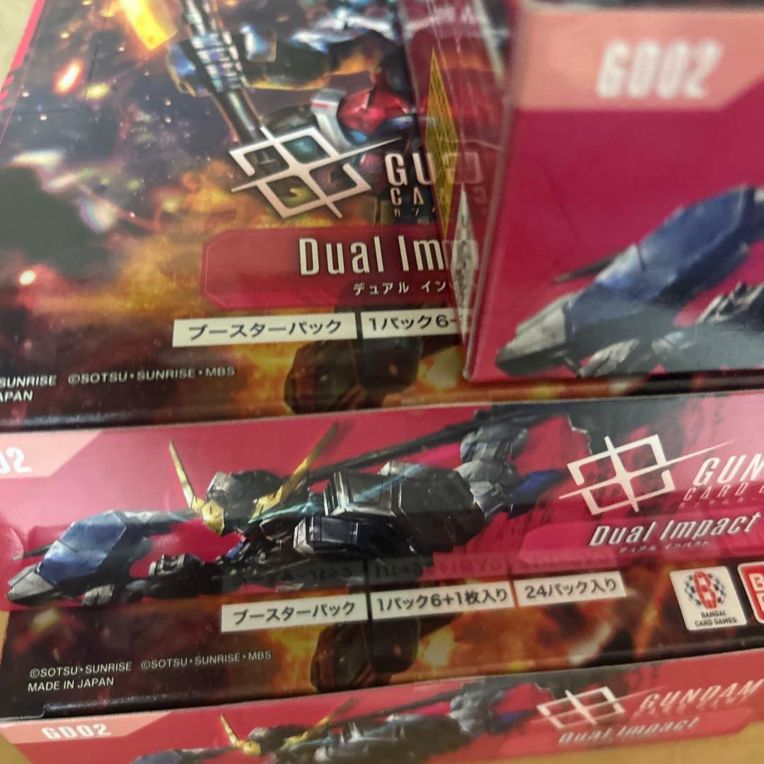 デュアルインパクト 新品未開封　5ボックスガンダムカードゲーム