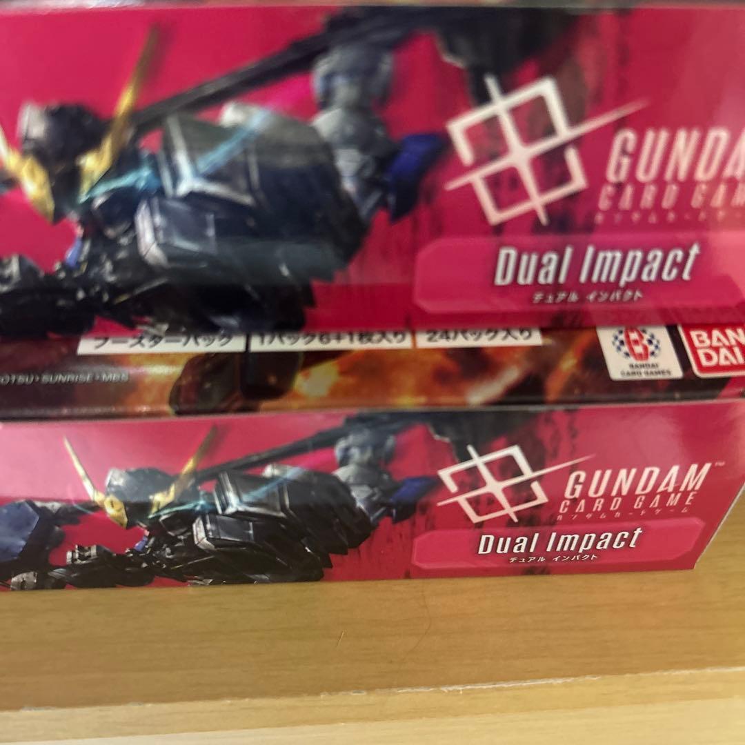 デュアルインパクト 新品未開封　5ボックスガンダムカードゲーム