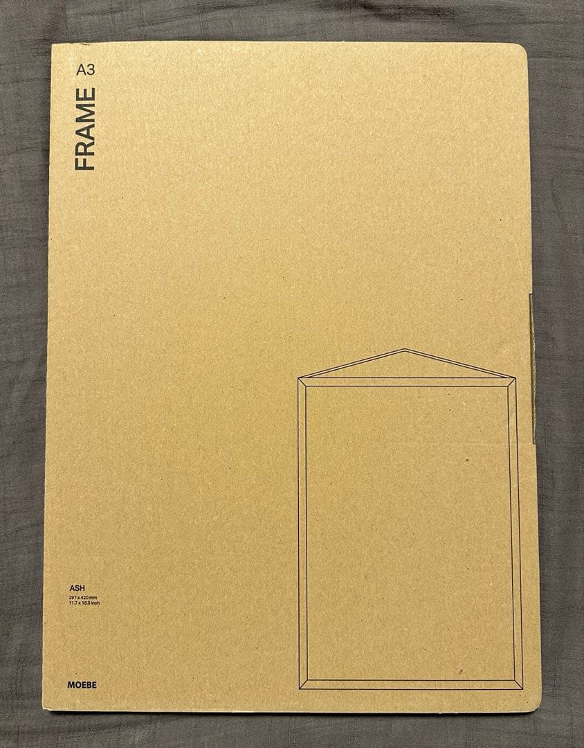 新品未使用　MOEBE フレーム A3 アッシュ