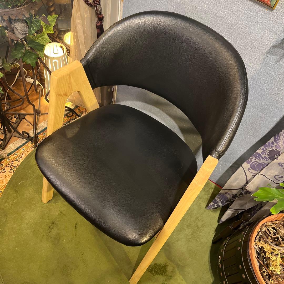 L１　スタイリッシュモダン　北欧ST ショートアームチェア