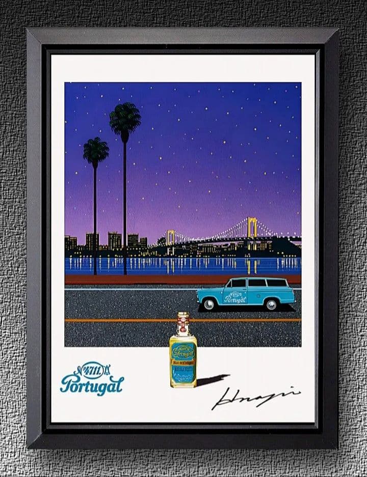 永井博・鈴木英人・わたせせいぞうPortugal【A4ポスター額装付６点セット】