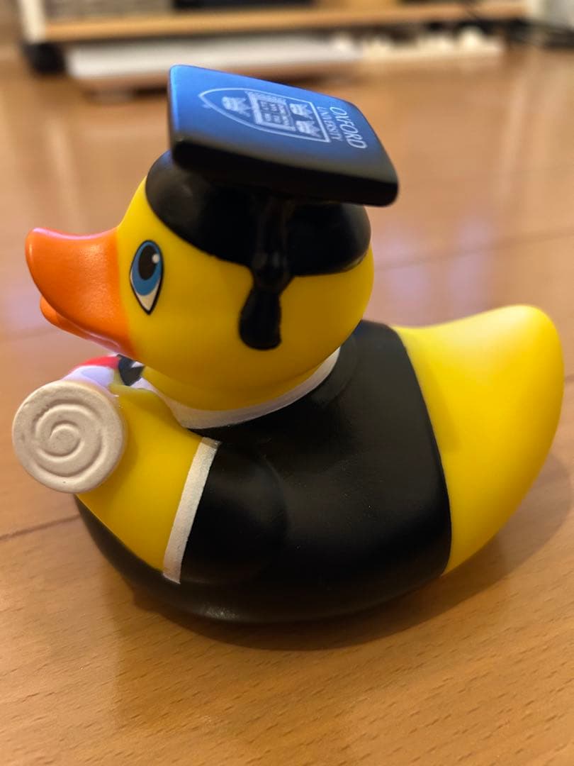 オックスフォード大学 卒業生ダック フィギュア　ラバーダック　アヒル