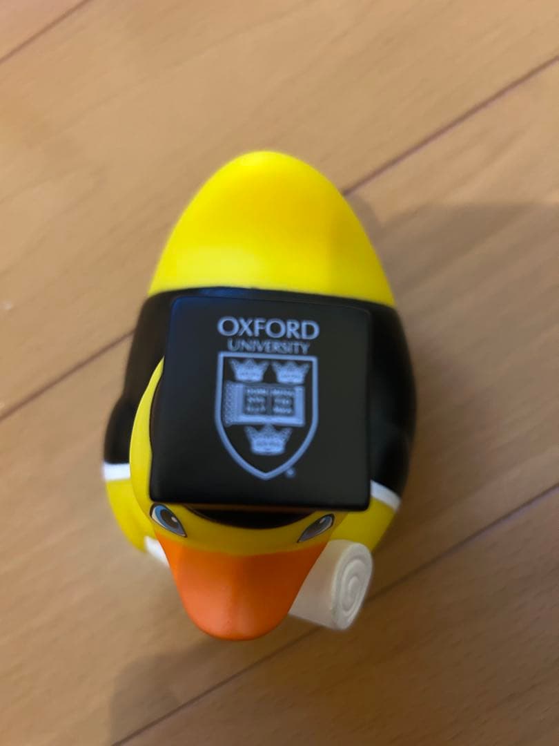 オックスフォード大学 卒業生ダック フィギュア　ラバーダック　アヒル