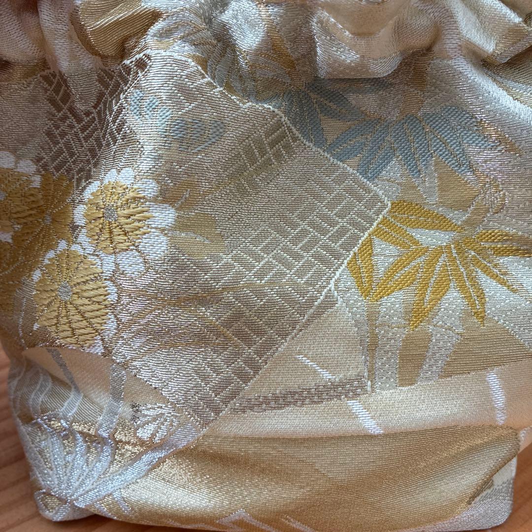 帯リメイク 巾着 小物入れ 和のギフトにもぴったり♪