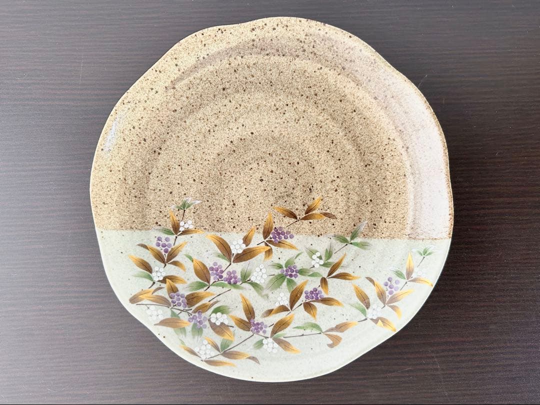 【高級】陶器 銘々皿 5種 花柄セット 和食器 小皿 落款入り