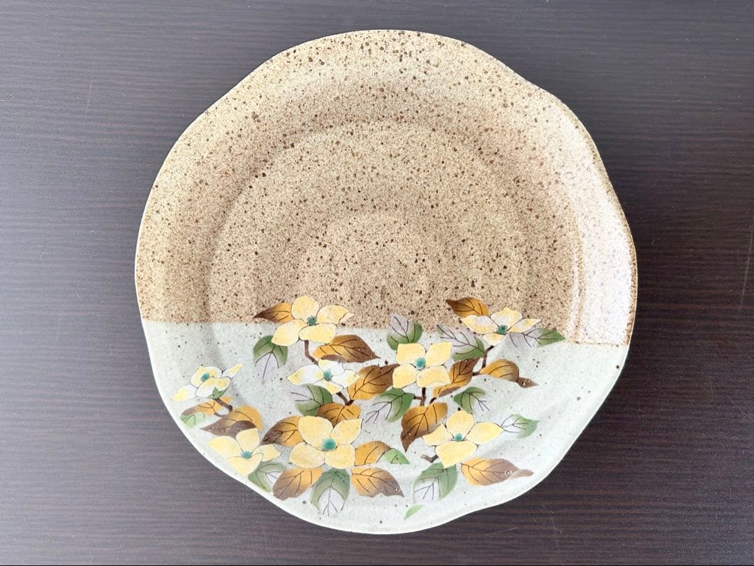 【高級】陶器 銘々皿 5種 花柄セット 和食器 小皿 落款入り